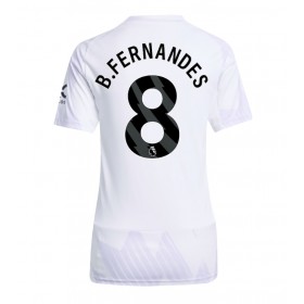 Damen Fußballbekleidung Manchester United Bruno Fernandes #8 Auswärtstrikot 2025-26 Kurzarm